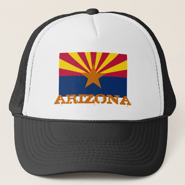 Arizona Flagga & Arizona State USA mode/sport fläk Keps (Framsida)