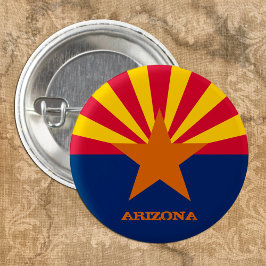 Arizona Flagga & Arizona State USA mode/sport fläk Knapp