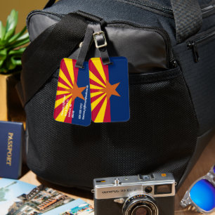 Arizona flagga bagagebricka