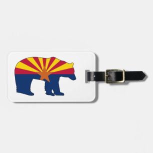 Arizona Flagga Björn Bagagebricka