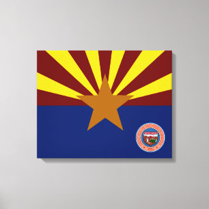 Arizona flagga canvastryck