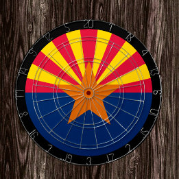 Arizona Flagga Dartboard & Arizona / USA-speltavla Darttavla