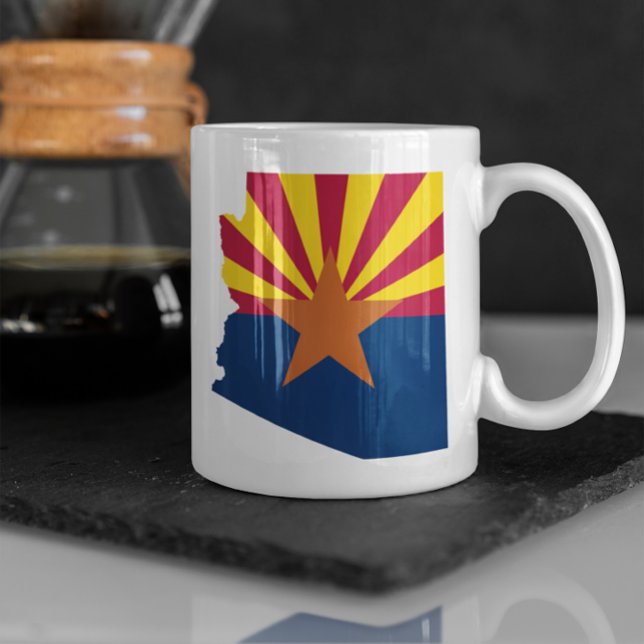 Arizona Flagga Färg Kaffemugg (Arizona Coffee Cup)