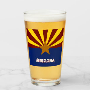 Arizona flagga glaskopp
