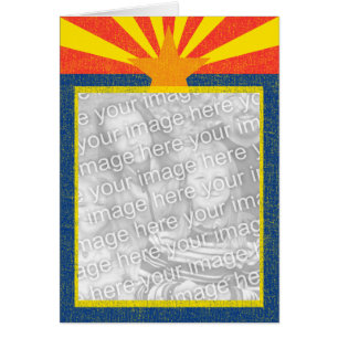 arizona flagga hälsningskort