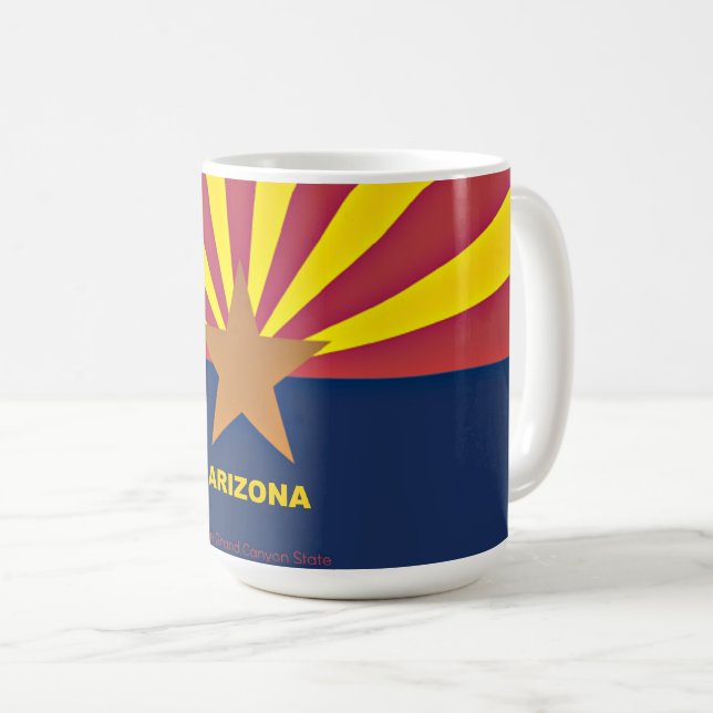 Arizona Flagga Kaffemugg (Framsida höger)