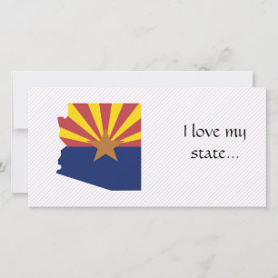 Arizona Flagga Karta