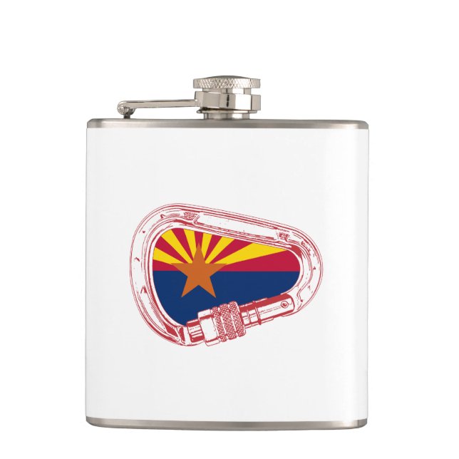 Arizona Flagga klätting Carabiner Fickplunta (Framsidan)