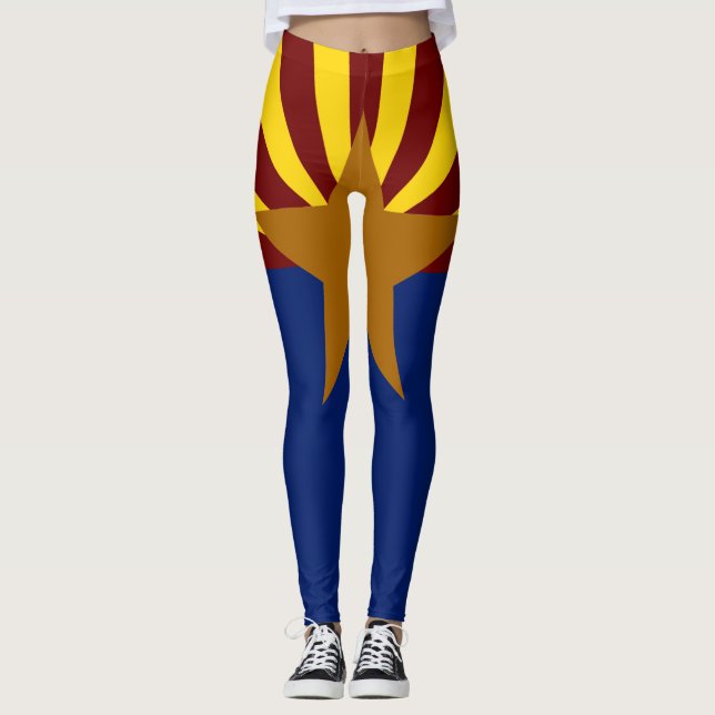 Arizona flagga leggings (Framsida)