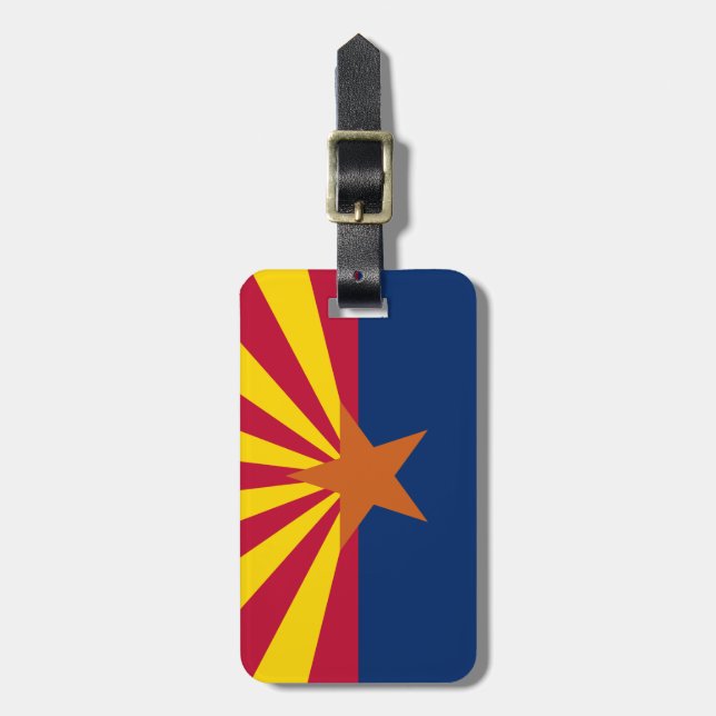 Arizona Flagga Luggage Tag Bagagebricka (Vertikal Framsida)