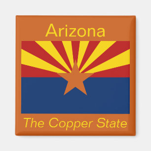 Arizona Flagga Magnet
