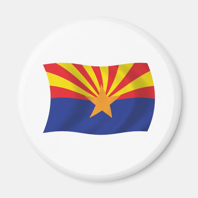 Arizona Flagga Magnet (Framsidan)