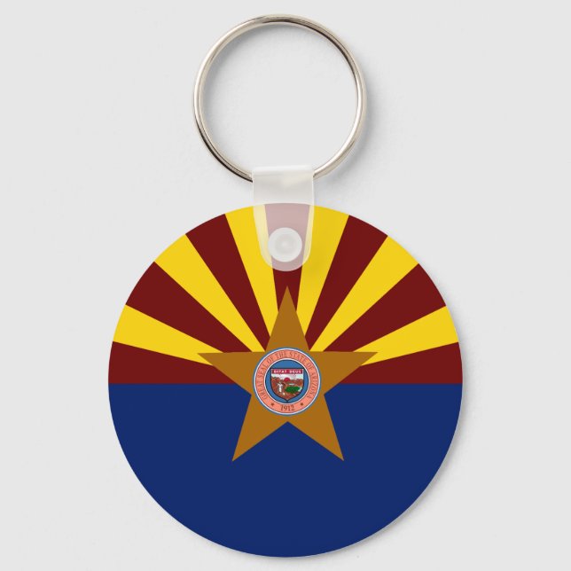 Arizona flagga nyckelring (Framsida)
