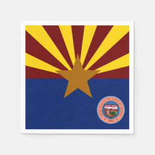 Arizona flagga pappersservett