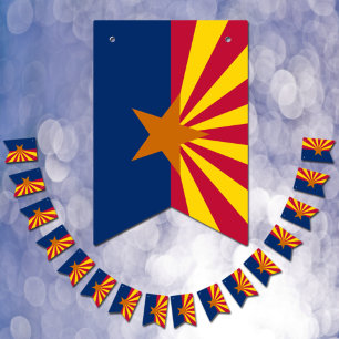Arizona Flagga, Party, buntbaner/Bröllop Vimplar