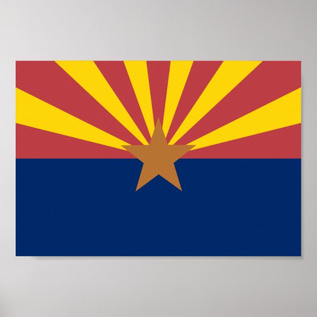 Arizona Flagga Poster (Framsidan)