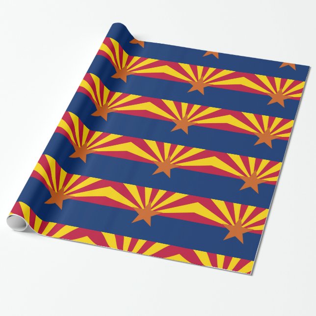 Arizona flagga presentpapper (Utrullad)