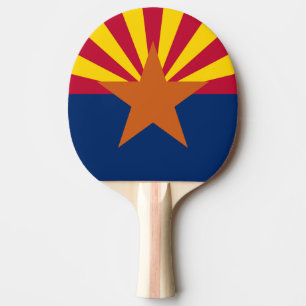 Arizona Flagga: Setting Star Sol, kopparstaten Pingisracket