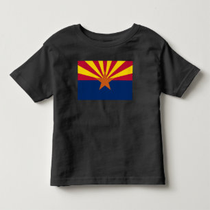 Arizona Flagga: Setting Star Sol, kopparstaten T Shirt