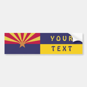 Arizona flagga: Skapa ditt eget Bildekal