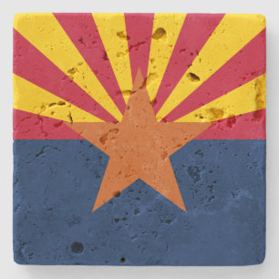 Arizona Flagga: Stjärnans och solens nedgång, Kopp Stenunderlägg