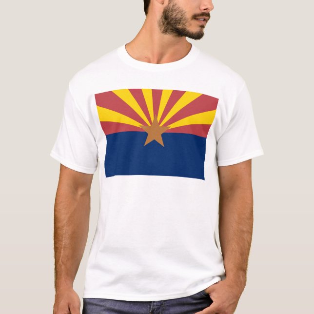 Arizona flagga t shirt (Framsida)