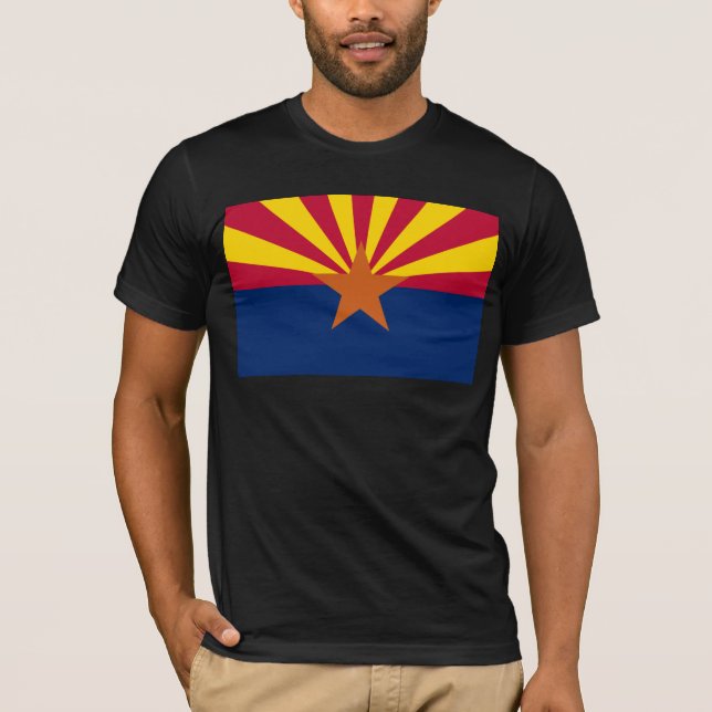 Arizona Flagga T-Shirt (Framsida)