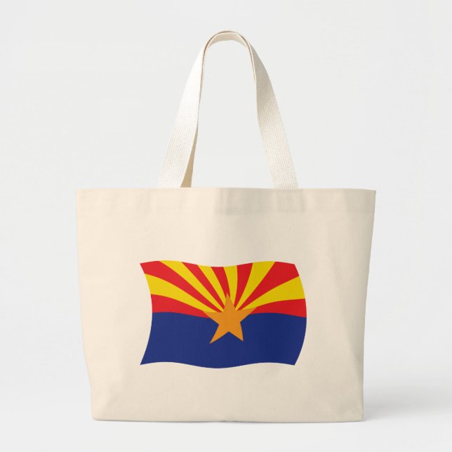 Arizona Flagga Totebag Jumbo Tygkasse (Framsidan)