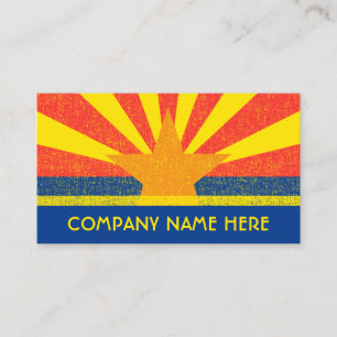arizona flagga visitkort