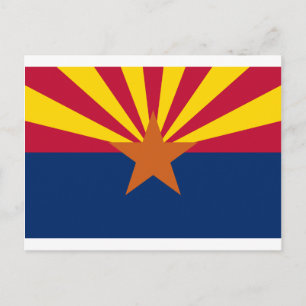 ARIZONA FLAGGA VYKORT