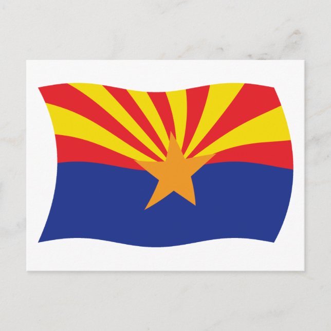 Arizona Flagga vykort (Framsida)