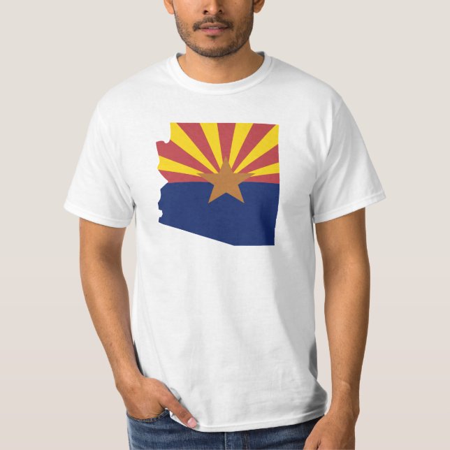 Arizona flaggakarta tröja (Framsida)