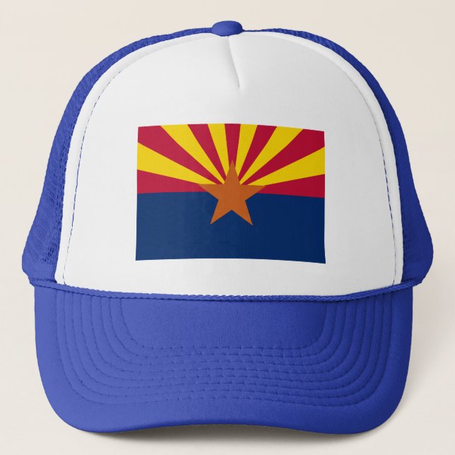 Arizona flaggaTshirts, muggar, dräkt Truckerkeps (Framsida)