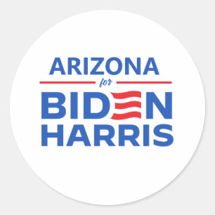 Arizona för Biden Harris Runt Klistermärke
