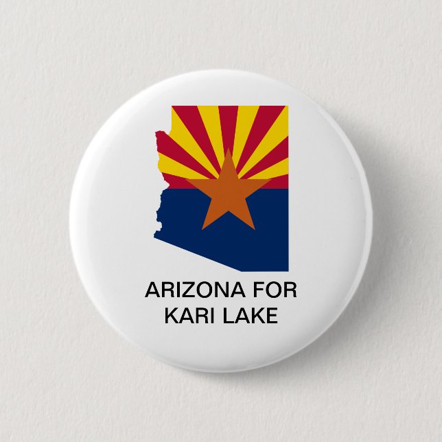 ARIZONA for KARI SJÖ GOVERNOR Button Knapp (Framsida)