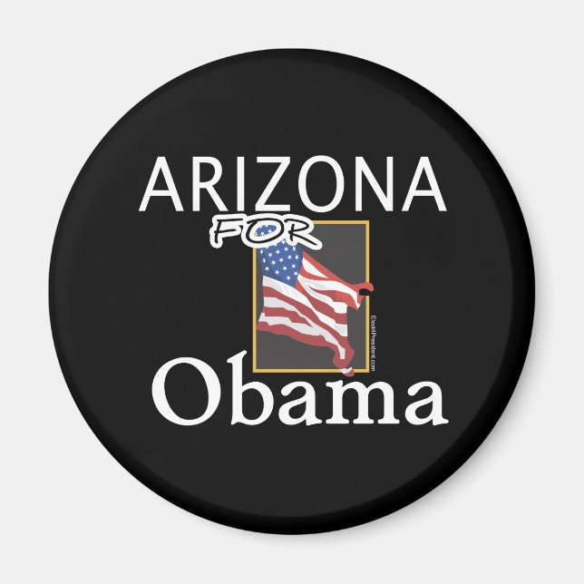 Arizona för Obama Magnet (Framsidan)