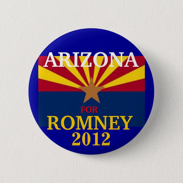 Arizona för Romney 2012 Knapp (Framsida)
