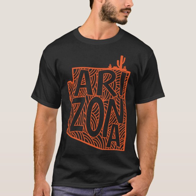Arizona Förenta staterna T Shirt (Framsida)