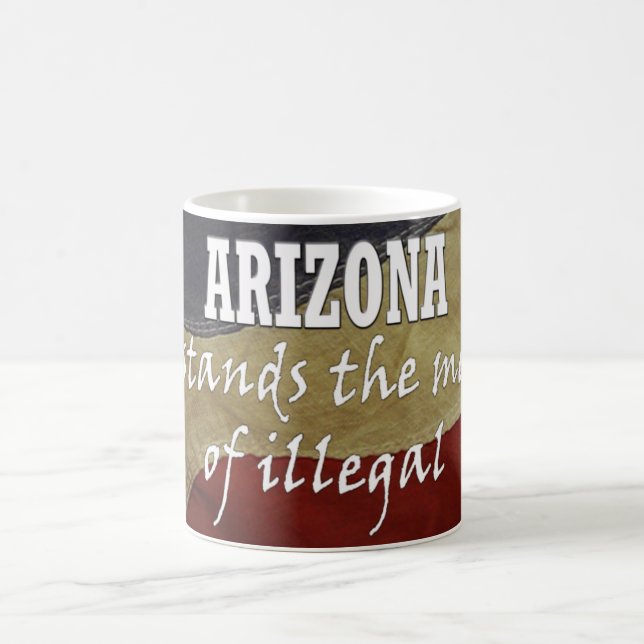 Arizona förstår det menande av den olagliga muggen kaffemugg (Center)