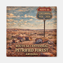 Arizona förstenade skog århundrade 1926-2026 magnet