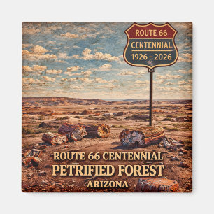 Arizona förstenade skog århundrade 1926-2026 magnet
