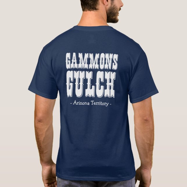 Arizona Gammons Gulch Movie Set Crew T Shirt (Baksida)