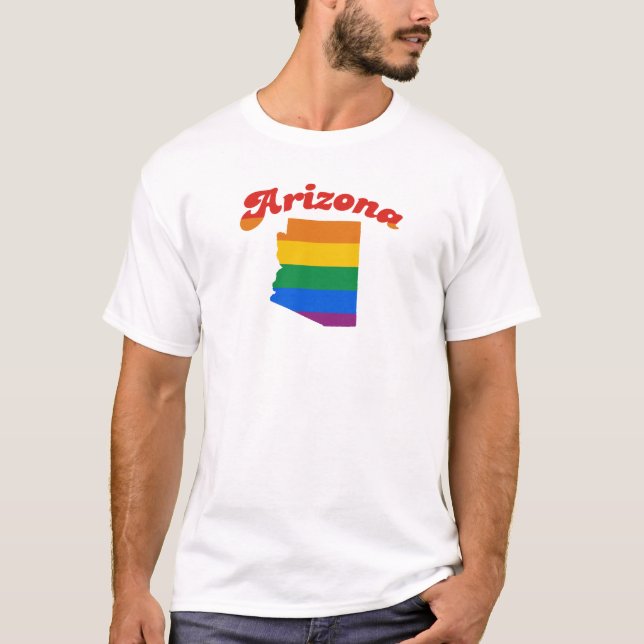ARIZONA GAY PRIDE T SHIRT (Framsida)