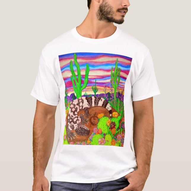 Arizona Gila monster T Shirt (Framsida)