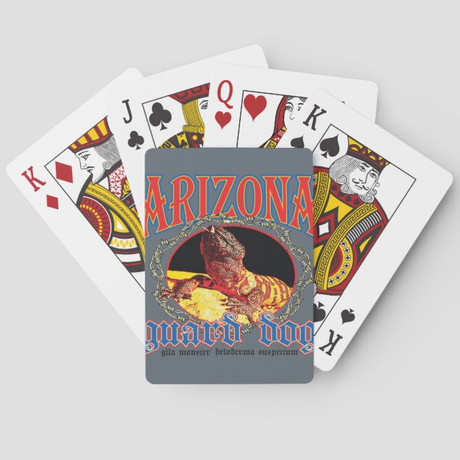 Arizona Gilaödla Spel Kort (Baksidan)