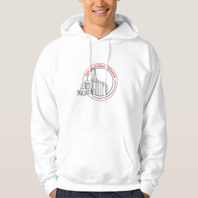 Arizona Gilbert missionärHoodie Sweatshirt (Framsida)