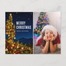 Arizona God Jul Anpassad Familjefoto
