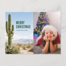 Arizona God Jul Anpassad Familjefoto
