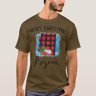 Arizona God jul Lastbil Buffalo Play Julafton T Shirt