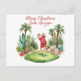 Arizona Golf Jul i Arizona Tomte Helg Vykort